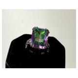 Sterling Multi Color Ring