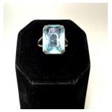Sterling Blue Ring