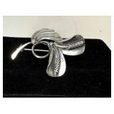 Sterling Flower Broach
