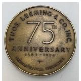 75th Anniversary Thos. Leeming Co. Bronze Medal
