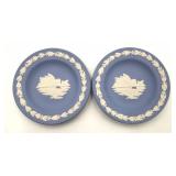 Two Wedgwood Blue Sydney Opera House Dish
