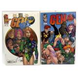 2 Signed Gen 13 Comic Books