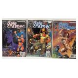 3 Signed Black Bill Gate Crasher Comic Books