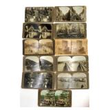 11 Stereograph Cards of Assorted Places