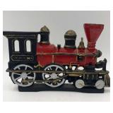 Vintage Cast Iron Painted Train Door Stopper