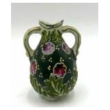Miniature Nippon Moriage Porcelain Vase