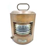 Ahlemann & Schlatter Bremen Copper Ship Lantern
