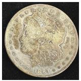 1887-O Morgan Silver Dollar Coin