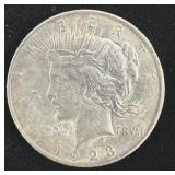 1923 Silver Peace Dollar Coin