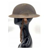 WWI US M1917 Heat Stamped Brodie Helmet