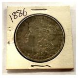 1886 Morgan Dollar Coin