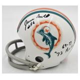 Jess Powell Signed Miami Dolphins Mini Helmet