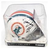 Jim Langer Signed Miami Dolphins Mini Helmet