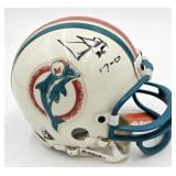 Tim Foley Signed Miami Dolphins Mini Helment