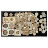Lot of Foreign Coins And Tokens
