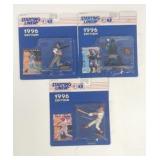 3 1996 Starting Lineup Baseball Figures