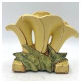 Vintage McCoy Triple Calla Lily Vase