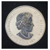 2018 Canadian 2 Dollar Silver Rounds