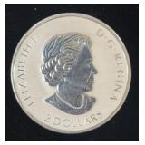 2018 Canadian 2 Dollar Silver Rounds