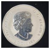 2018 Canadian 2 Dollar Silver Rounds