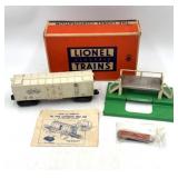 Lionel Postwar Operating Milk Car Set