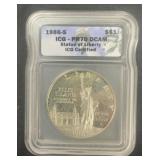 1986-S ICG PR-70 DCAM $1 Coin