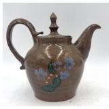 1992 Joe Heinhardt Floral Stoneware Teapot
