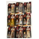 9 1998 Hasbro Star Wars Episode 1 Action Figures