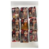 9 1998 Hasbro Star Wars Episode 1 Action Figures