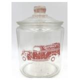 Vintage Gordonï¿½s Fresh Foods Glass Advertising Jar