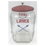 Vintage Lance Countertop Cracker Jar