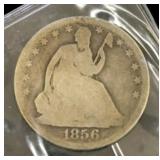 1856-O Liberty Seated Half Dollar