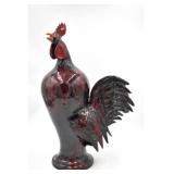 Charlie West Ox Blood Glaze Rooster