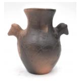 Amanda Swimmers Cherokee Animal Head Handle Vase