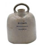 Antique M&J Duffy Baltimore One Gallon Liquor Jug