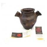 Amanda Swimmer Figural Head Double-Handled Vase