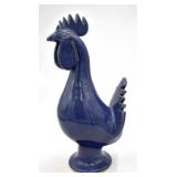 Edwin Meaders Folk Art Pottery Cobalt Rooster