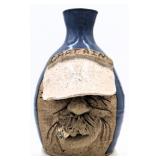 Captain Multicolor Glaze Face Jug