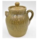 John Meaders Stoneware Lidded Storage Jar