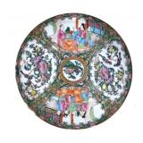 Chinese Rose Medallion Hand-painted Plate