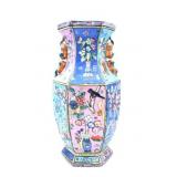 Hand Painted Oriental Vase