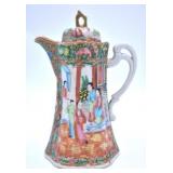 Chinese Rose Medallion Coffee Pot