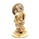 Chinese Fine Porcelain Women with Child Figurine