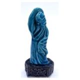 Blue Glazed Figural Deity