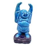 Blue Glazed Buddha Deity