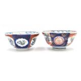 2 Japanese Imari Style Bowls