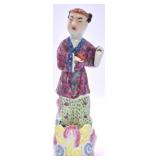 Chinese Handpainted Geshia Deity Figurine