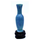 Blue and Green Glaze Mini Vase