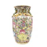 Large Rose Medallion Vase