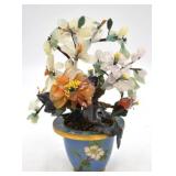 Mini Semi-Precious Stone Tree with Clossine Pot